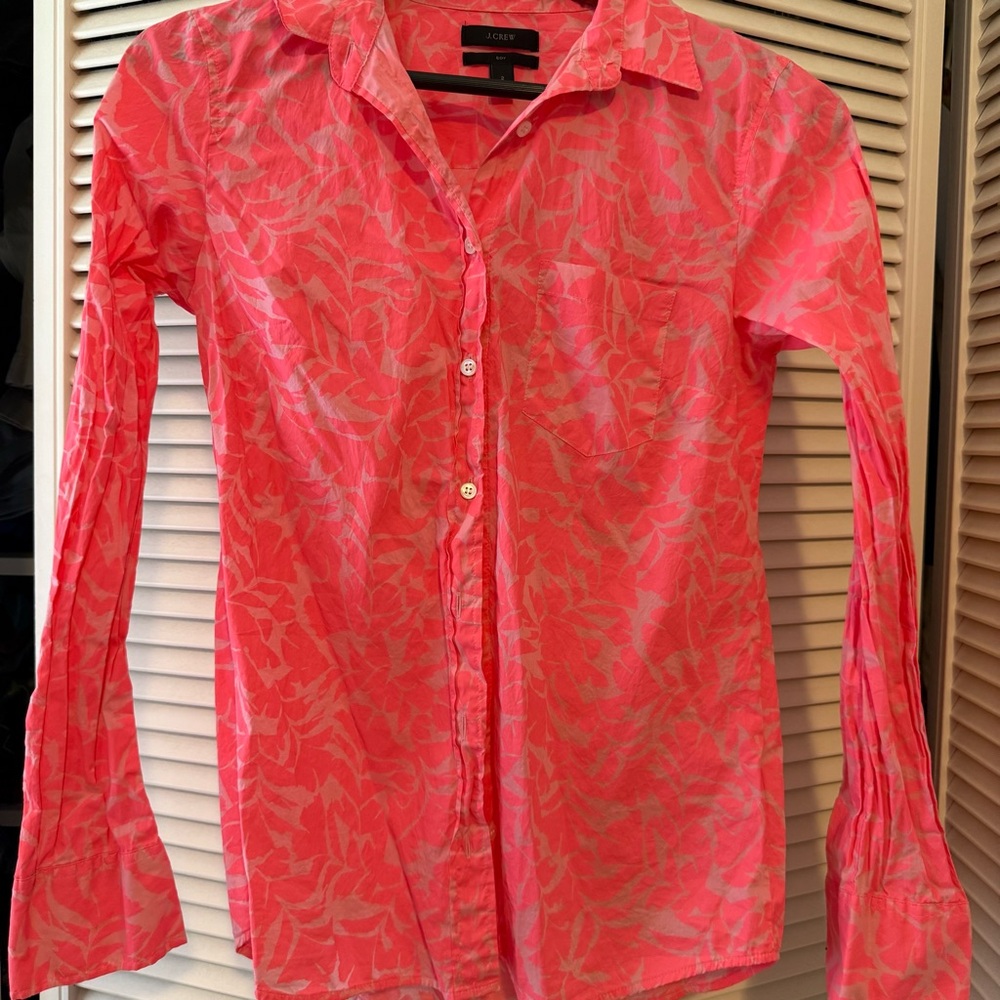 J. Crew Lightweight Floral Button Down